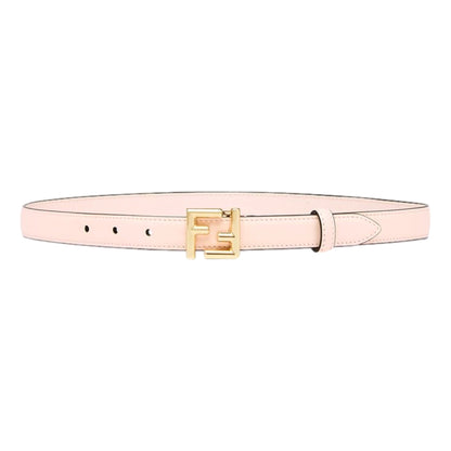 FF Confeto Pink Calfskin Leather Belt size 90