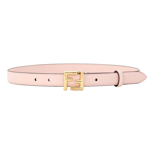 FF Confeto Pink Calfskin Leather Belt size 90