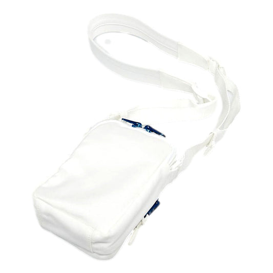 Nasa Logo Phone Holder Crossbody Bag White Recycled Nylon