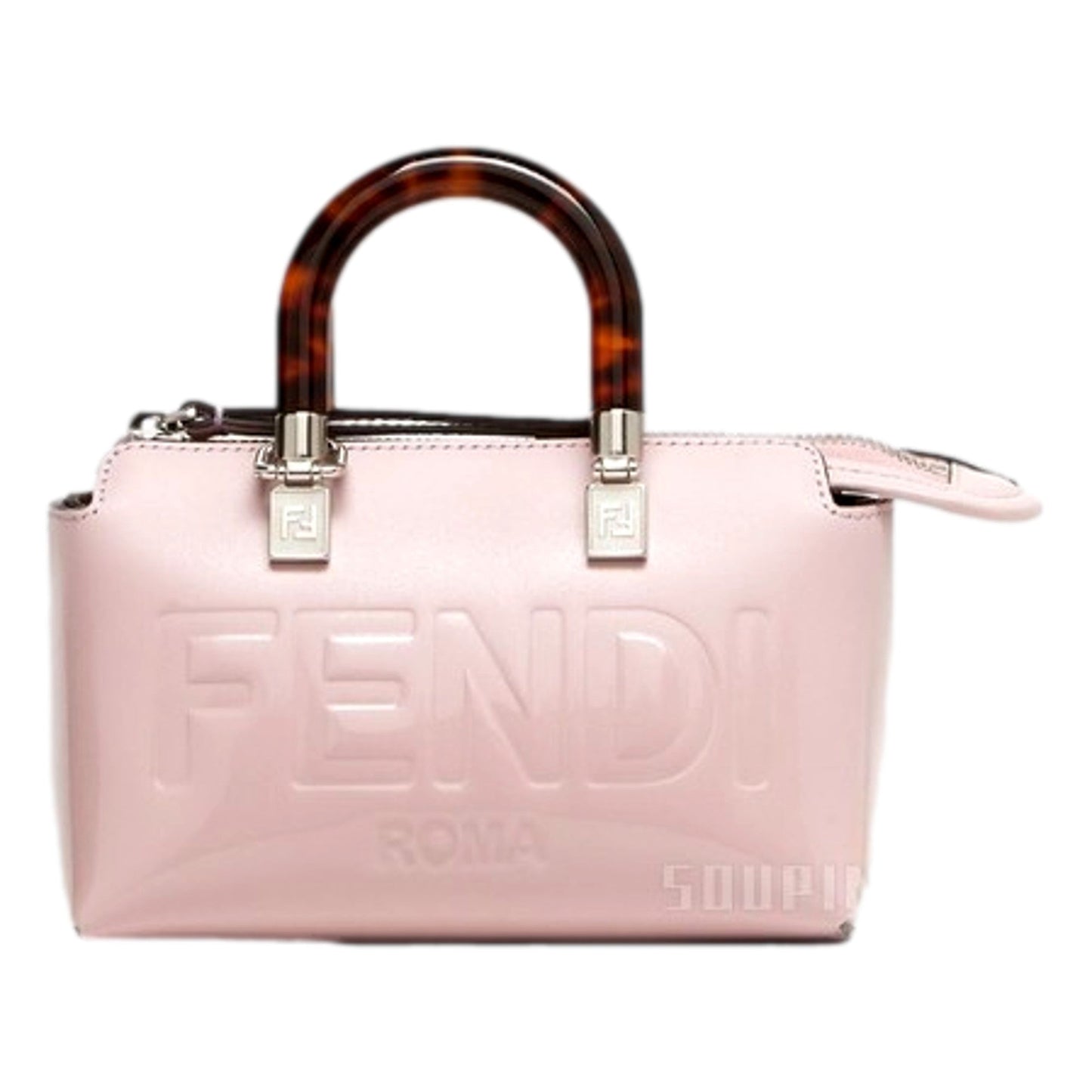 By The Way Mini Bag Boston Small Bag in Light Pink Patent Leather