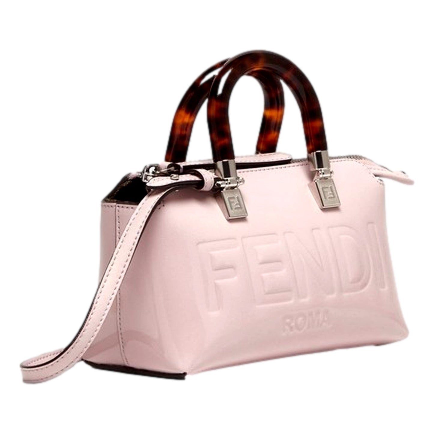 By The Way Mini Bag Boston Small Bag in Light Pink Patent Leather