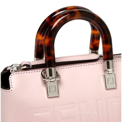 By The Way Mini Bag Boston Small Bag in Light Pink Patent Leather