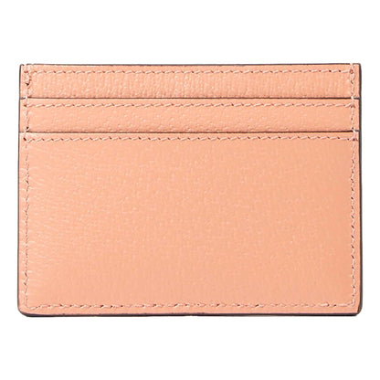 Womens Ophidia Pink Canvas and Leather GG Card Holder