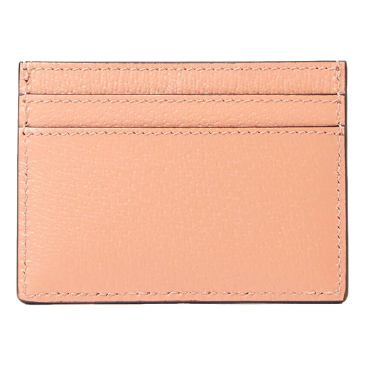 Womens Ophidia Pink Canvas and Leather GG Card Holder