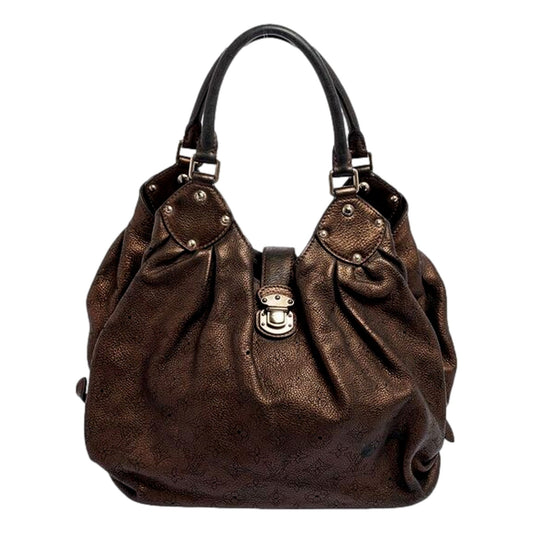 Mahina Hobo Handbag XL Leather Bronze