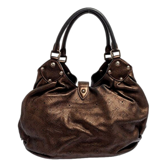 Mahina Hobo Handbag XL Leather Bronze