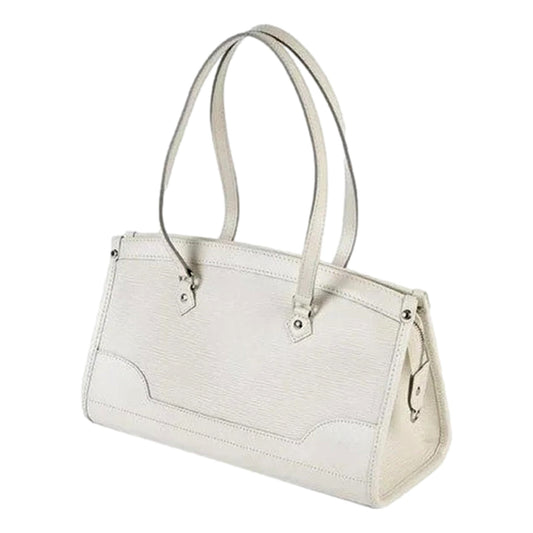 Madeleine PM Epi Shoulder Bag White