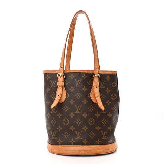 Monogram Canvas Petit Bucket Bag 23