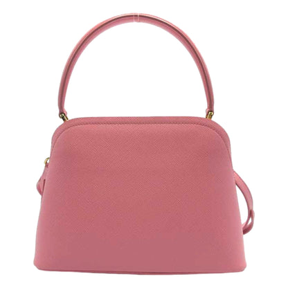 Medium Saffiano Leather Matinee Handbag Petalo Pink