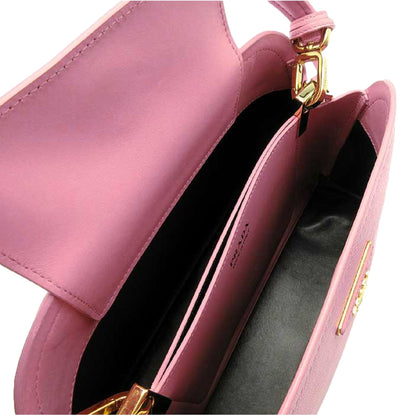 Medium Saffiano Leather Matinee Handbag Petalo Pink