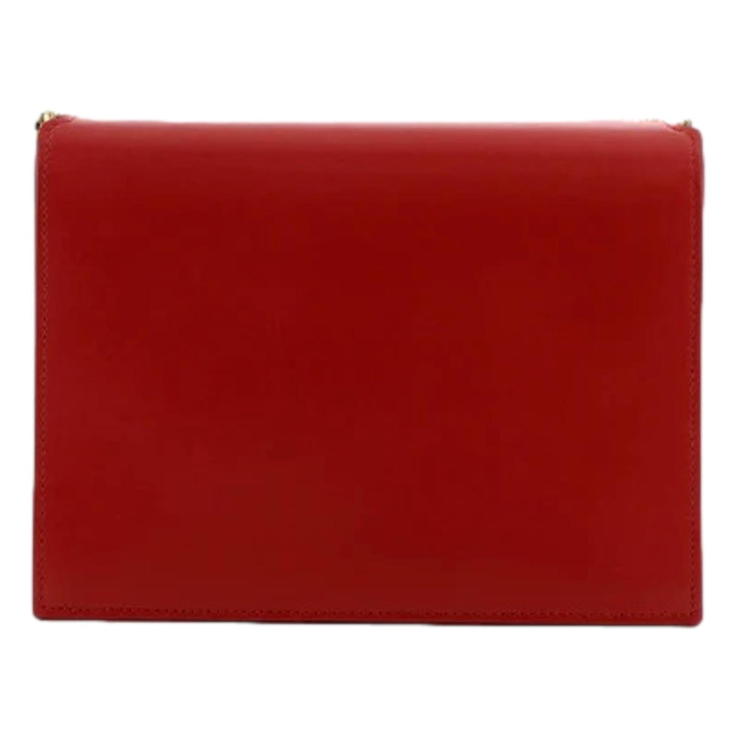 Cassandra Red Leather Medium Shoulder Bag