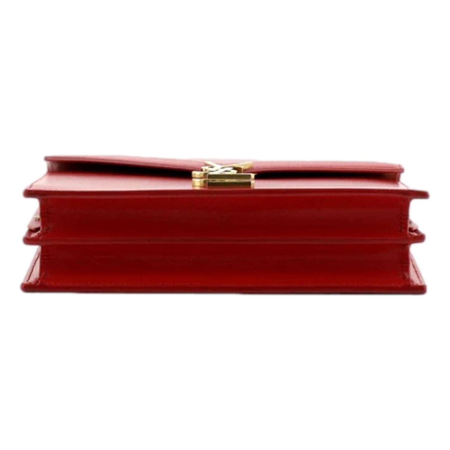 Cassandra Red Leather Medium Shoulder Bag