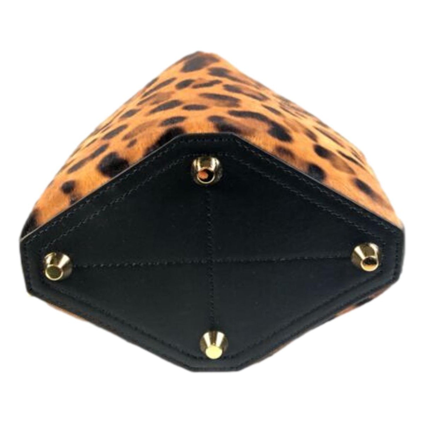 The Bucket Bag Leopard Print Pony Hair