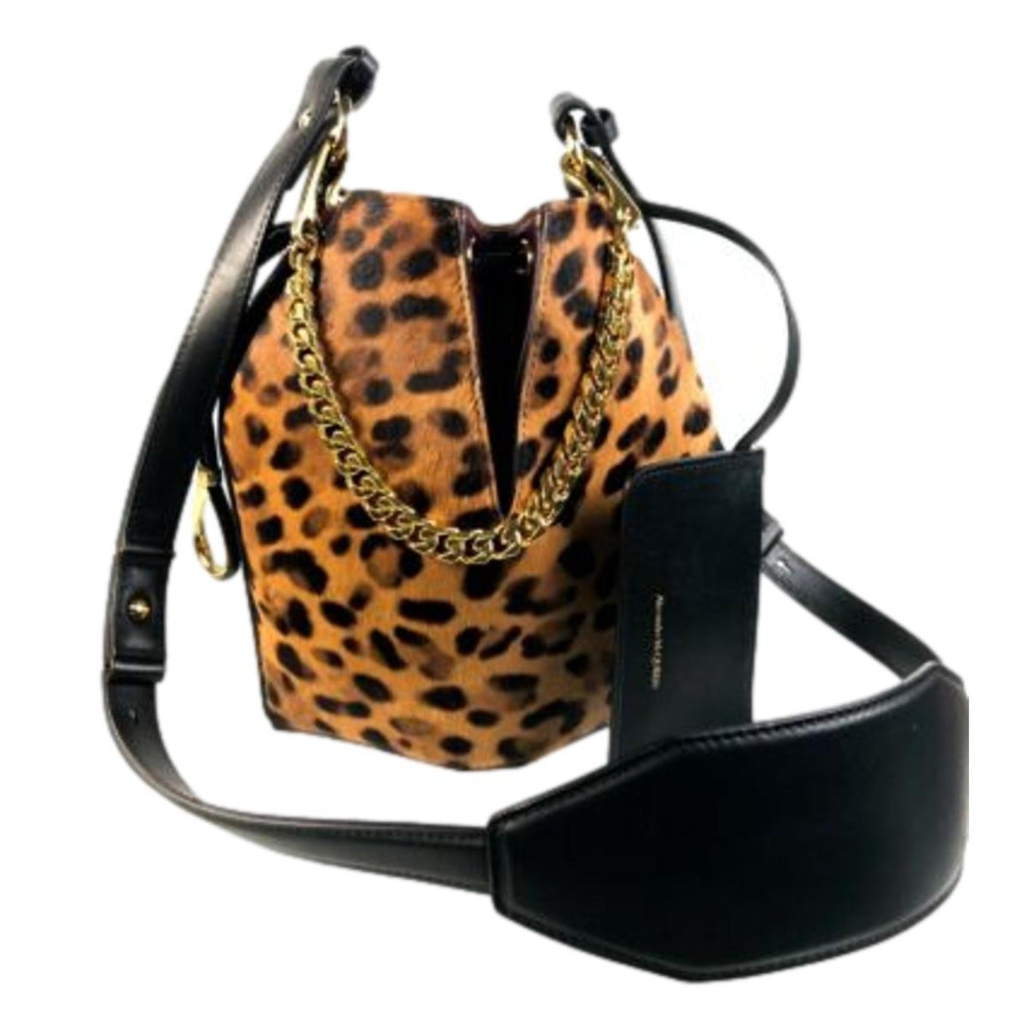 The Bucket Bag Leopard Print Pony Hair