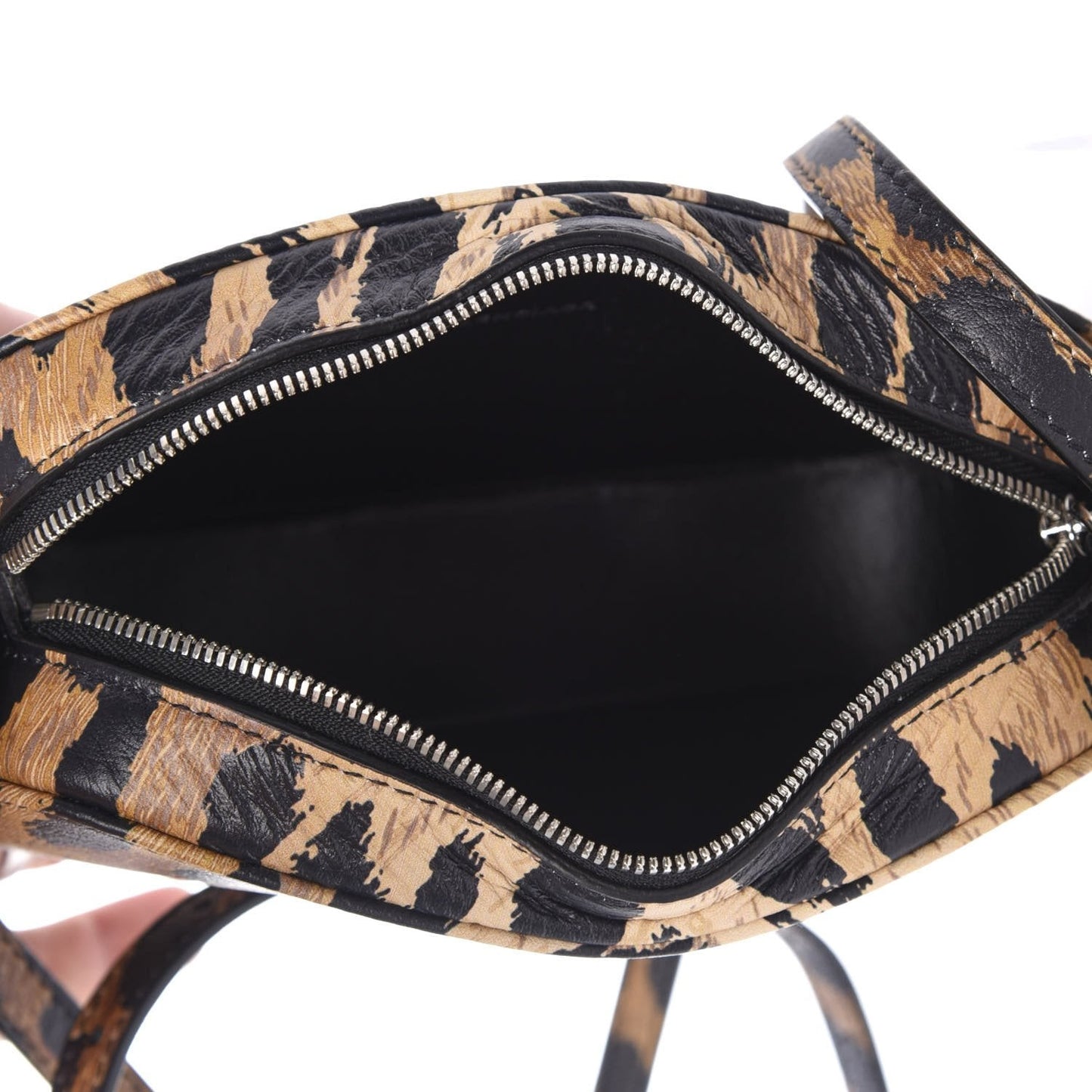 Calfskin Logo Printed Leopard XS Everyday Camera Bag