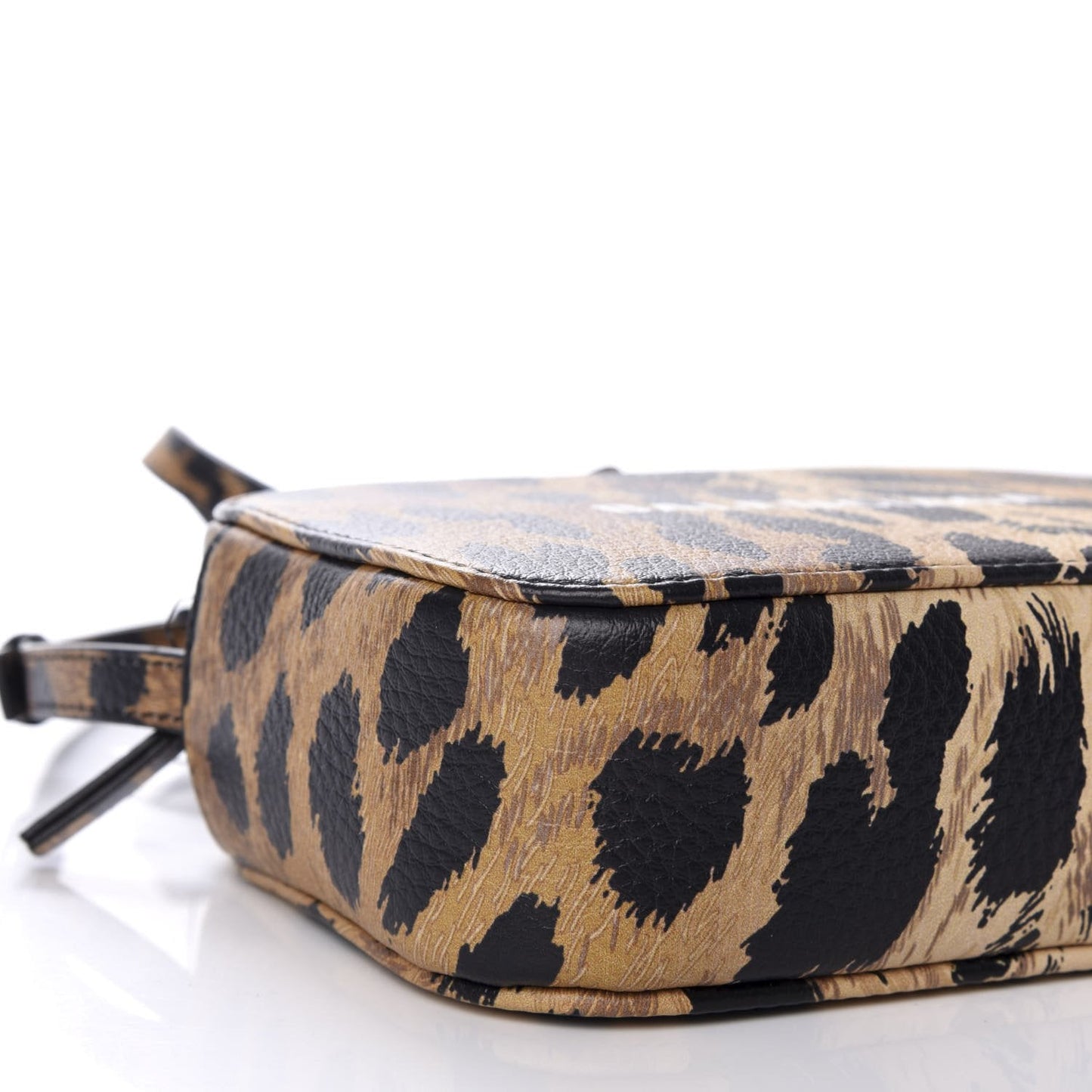 Calfskin Logo Printed Leopard XS Everyday Camera Bag