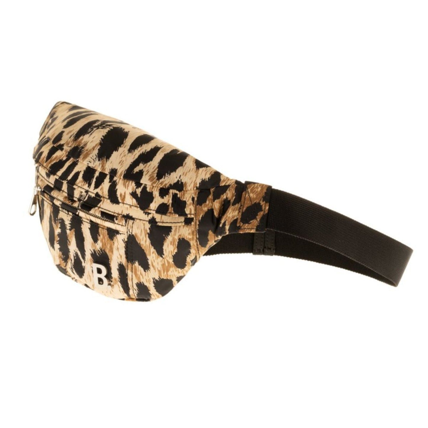 Nylon Leopard Print Belt Bag