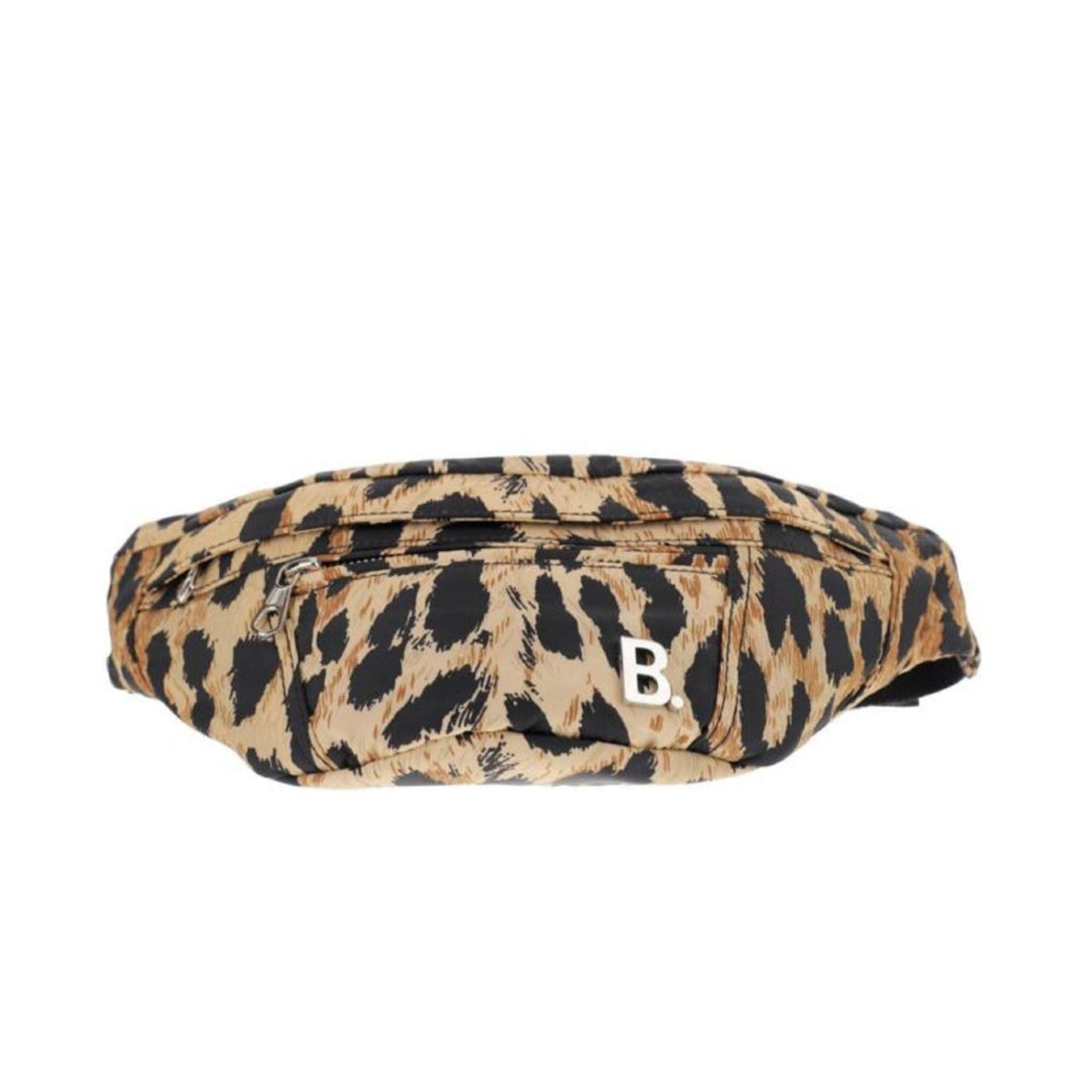 Nylon Leopard Print Belt Bag