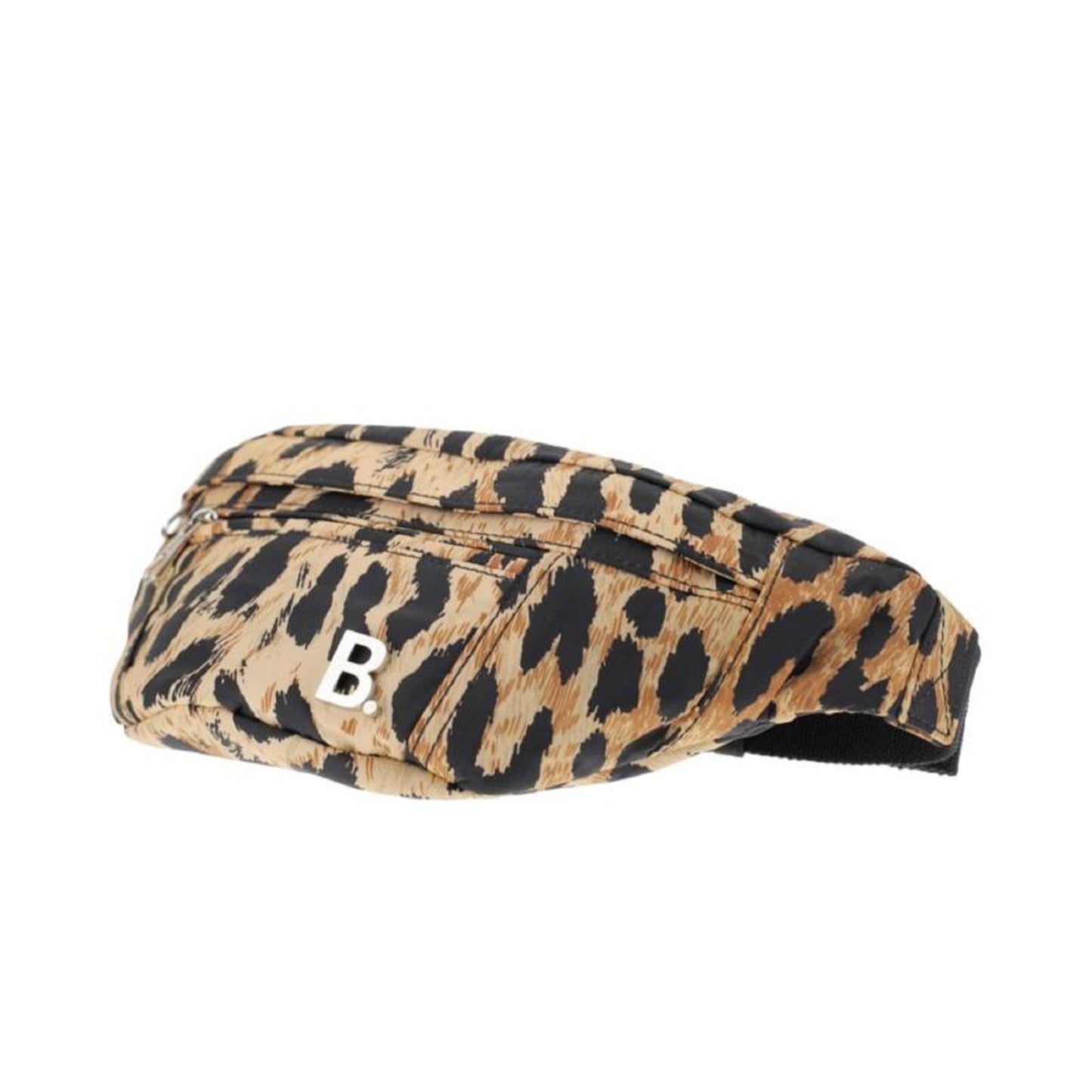 Nylon Leopard Print Belt Bag