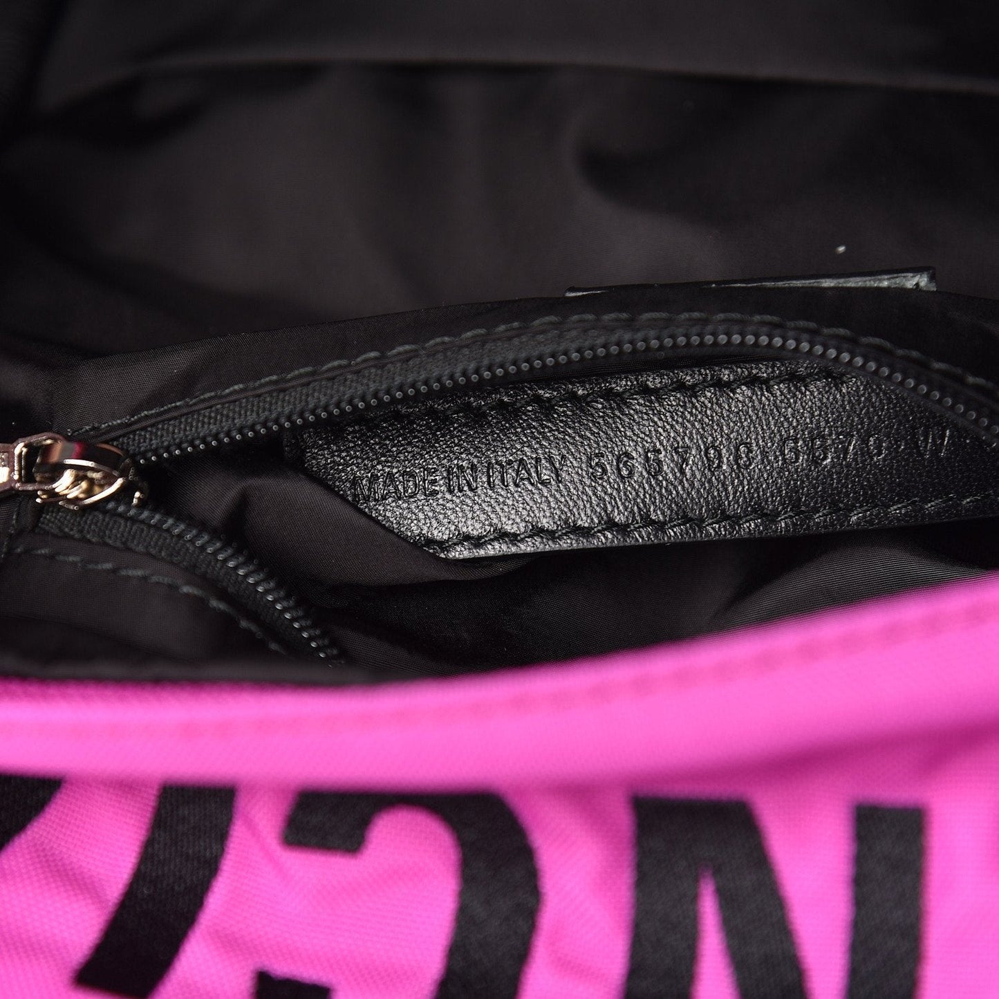 Logo Wheel Sport Nylon Pink Backpack