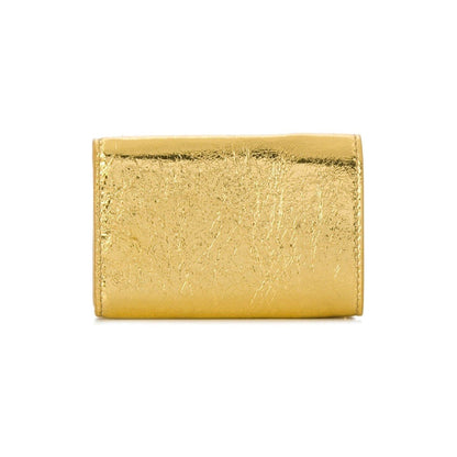 Papier Gold Arena Lambskin Mini Trifold Wallet