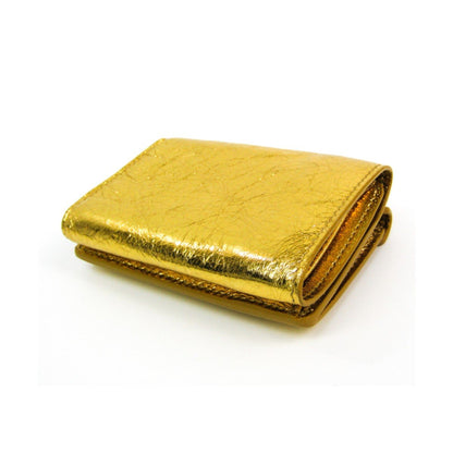 Papier Gold Arena Lambskin Mini Trifold Wallet