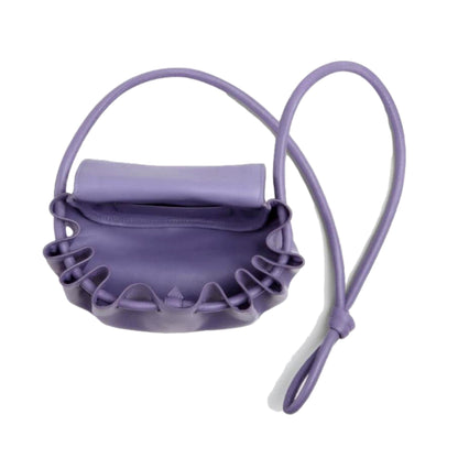 Beak Lavender Nappa Leather Small Crossbody Bag