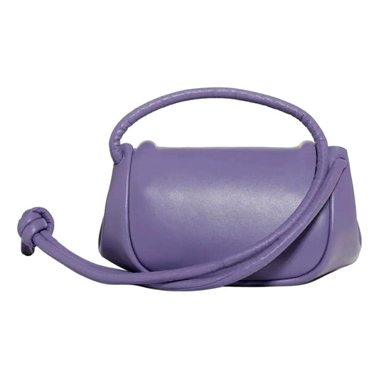 Beak Lavender Nappa Leather Small Crossbody Bag