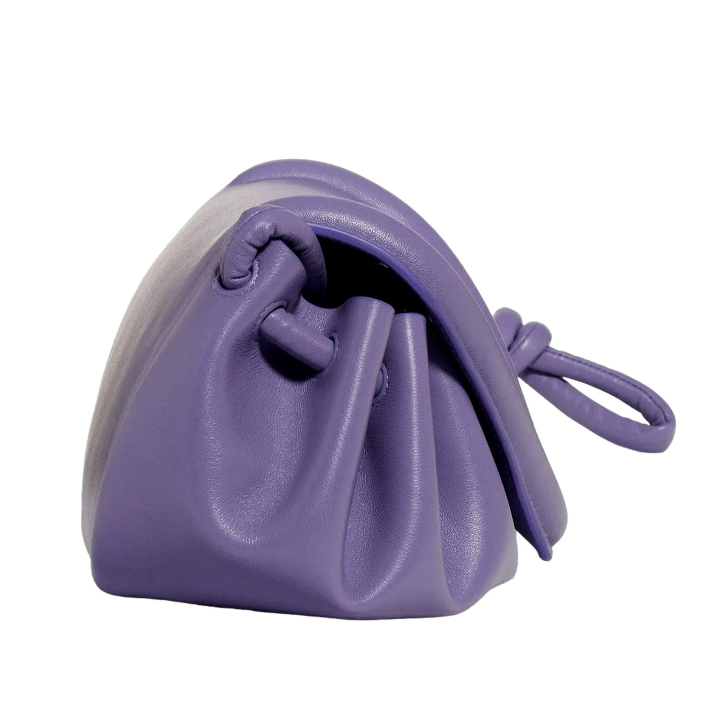 Beak Lavender Nappa Leather Small Crossbody Bag