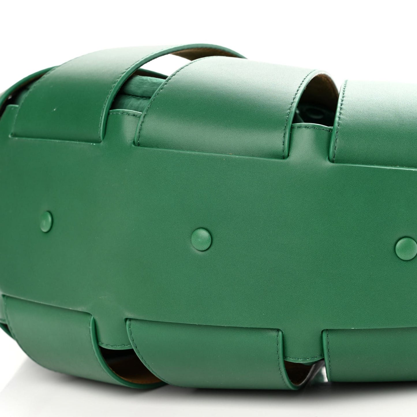 The Shell Bag Racing Green French Calfskin