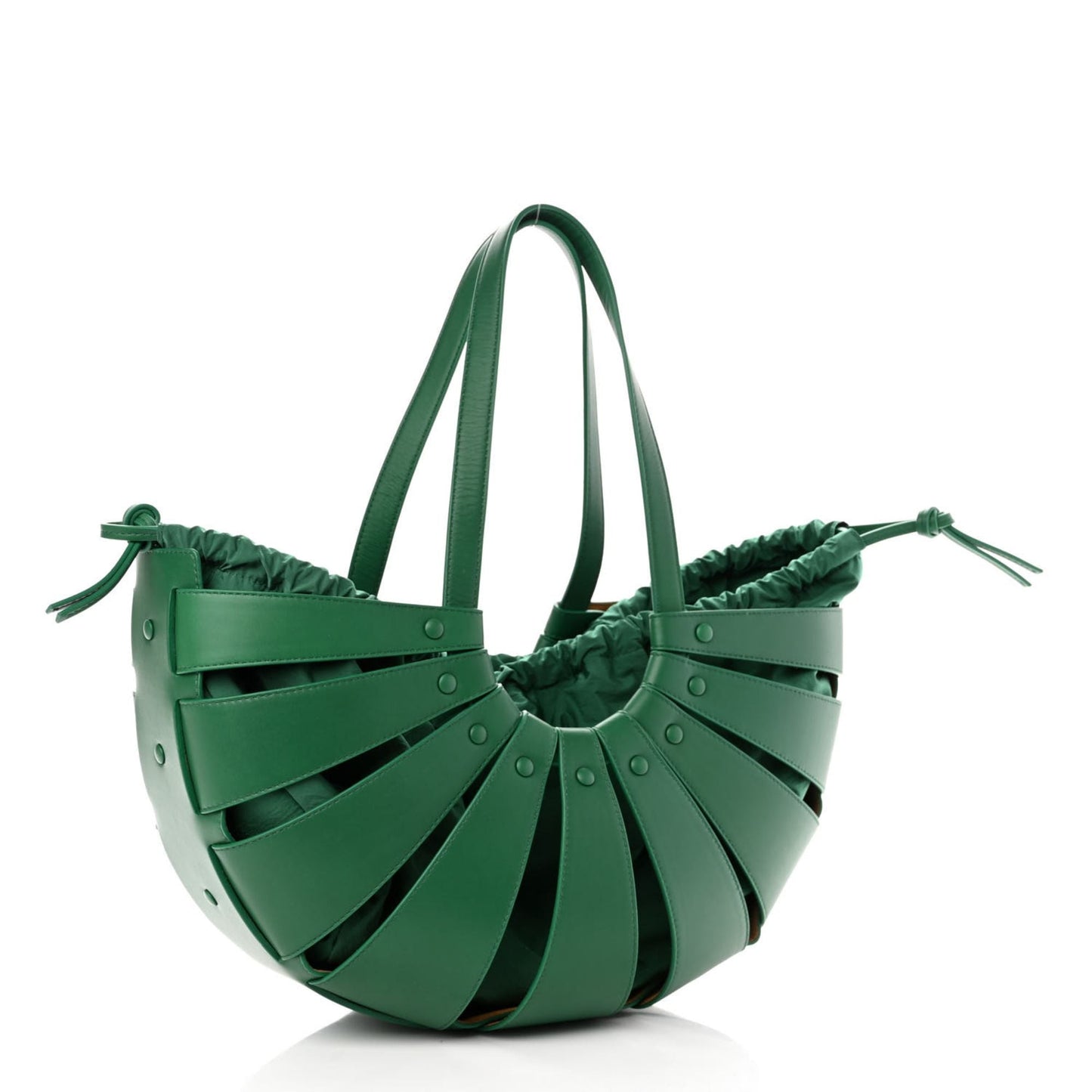 The Shell Bag Racing Green French Calfskin