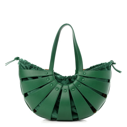 The Shell Bag Racing Green French Calfskin