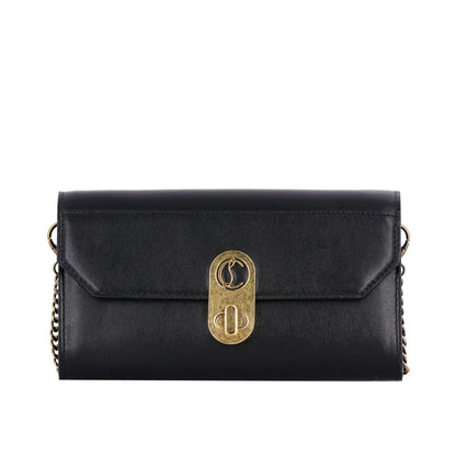 Elisa Black Paris Convertible Shoulder Belt Bag