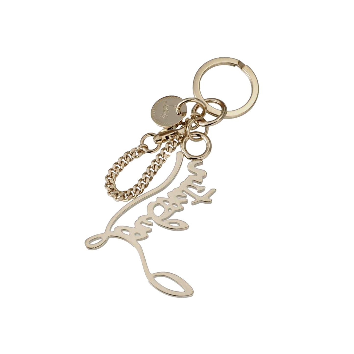 Logo Gold and Crystal Keyring