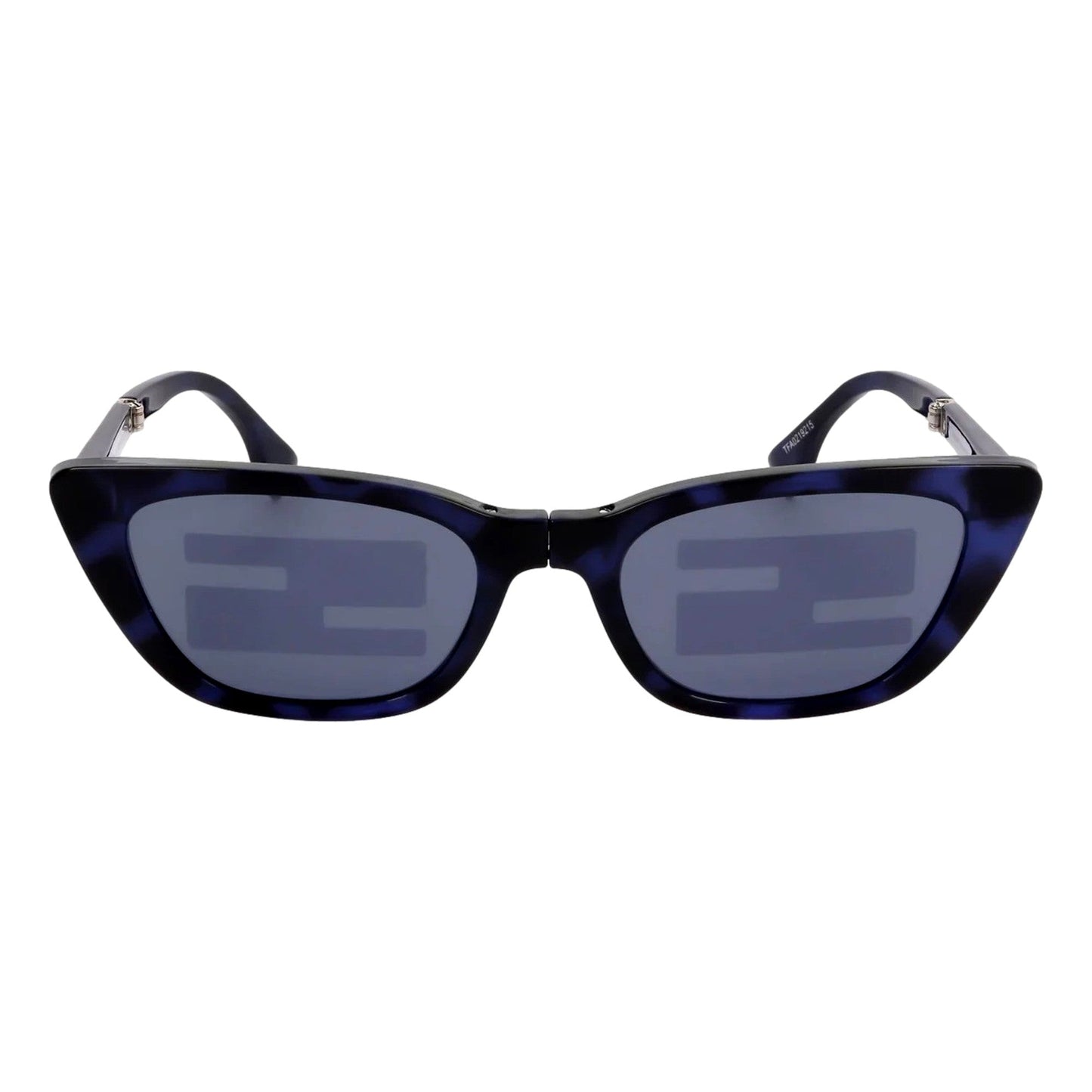 Women's Injected Touch of FF Blue Havana Sunglasses