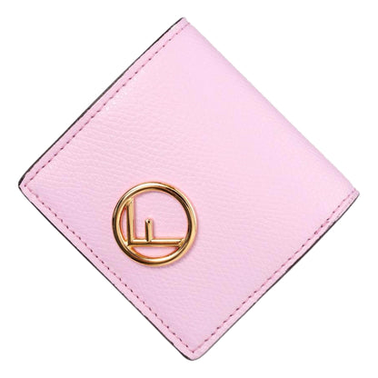 Calf Leather F logo Lavanda Pink Leather Coin