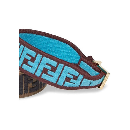 FF Embroidered Brown Cyber Blue Kit Bracelet