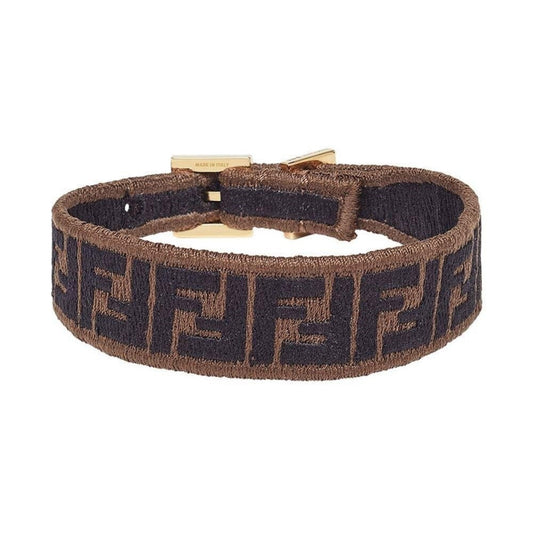 FF Embroidered Brown Cyber Blue Kit Bracelet