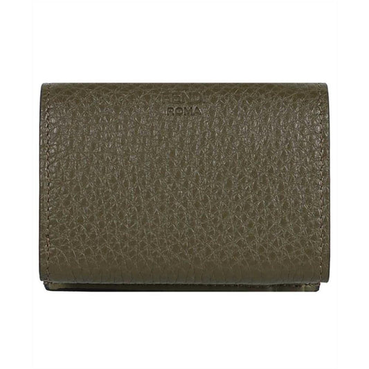 Selleria Leather Avocado Green Micro Trifold Wallet