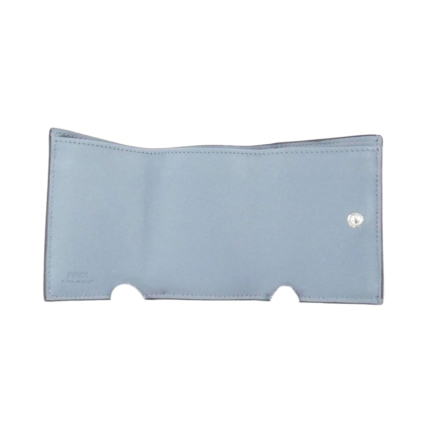 Selleria Leather Sky Blue Micro Trifold Wallet