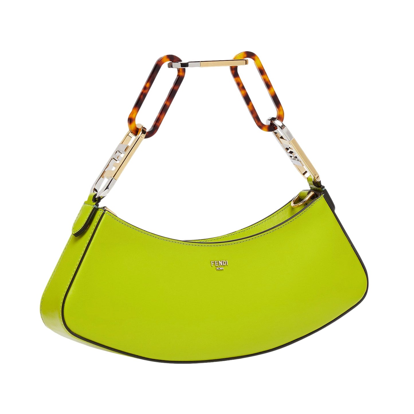 O'Lock Swing Wasabi Green Calf Leather Small Hobo Shoulder Bag