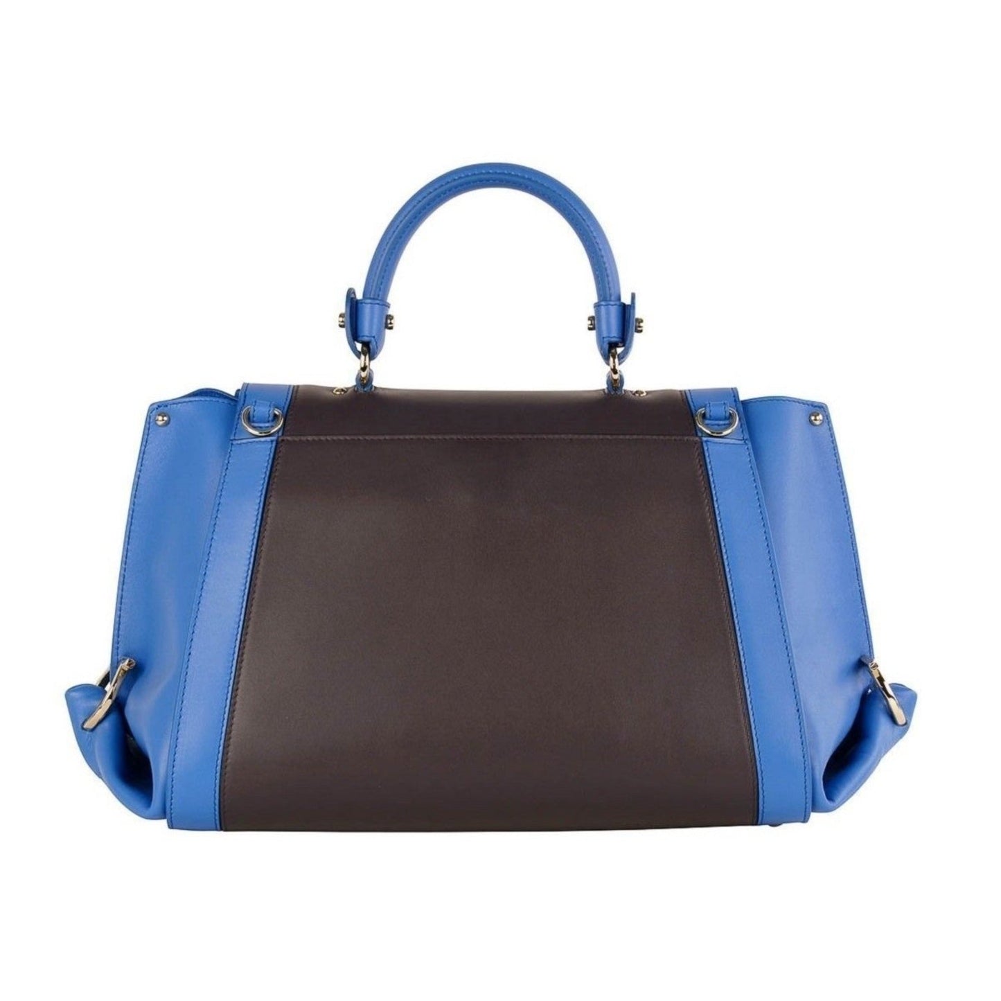 Sofia Calf Blue Fumee Blue Grey Medium Handbag