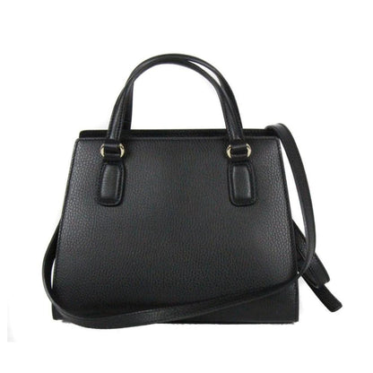 Soho Leather Tote Crossbody Bag Black