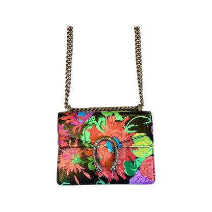 x Ken Scott Dionysus Floral Print Small Shoulder Bag