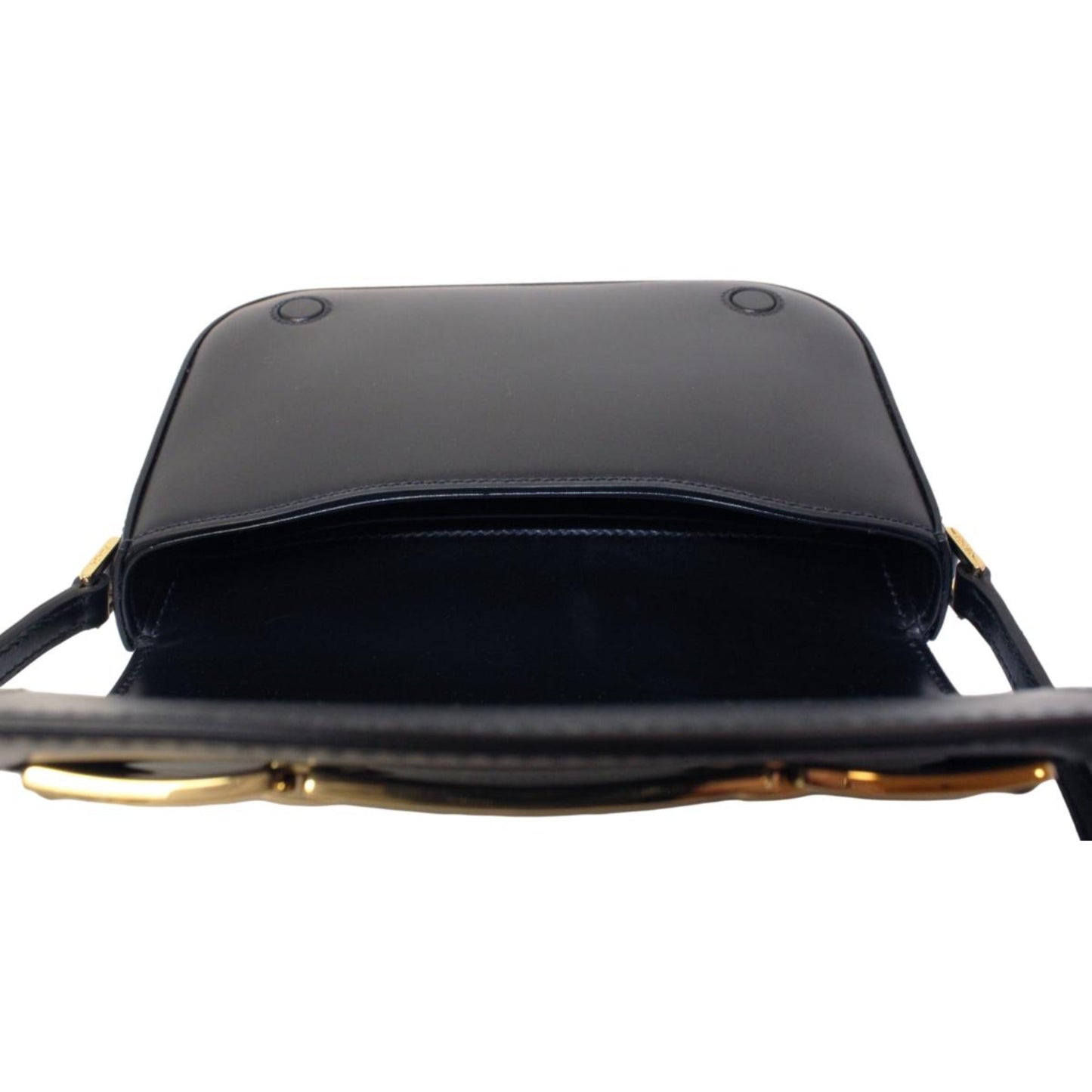 City Calf Leather Black Crossbody Flap Bag