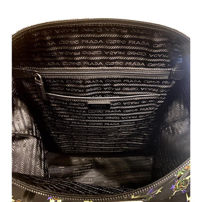 Frankenstein Black Nylon Convertible Shopping Tote