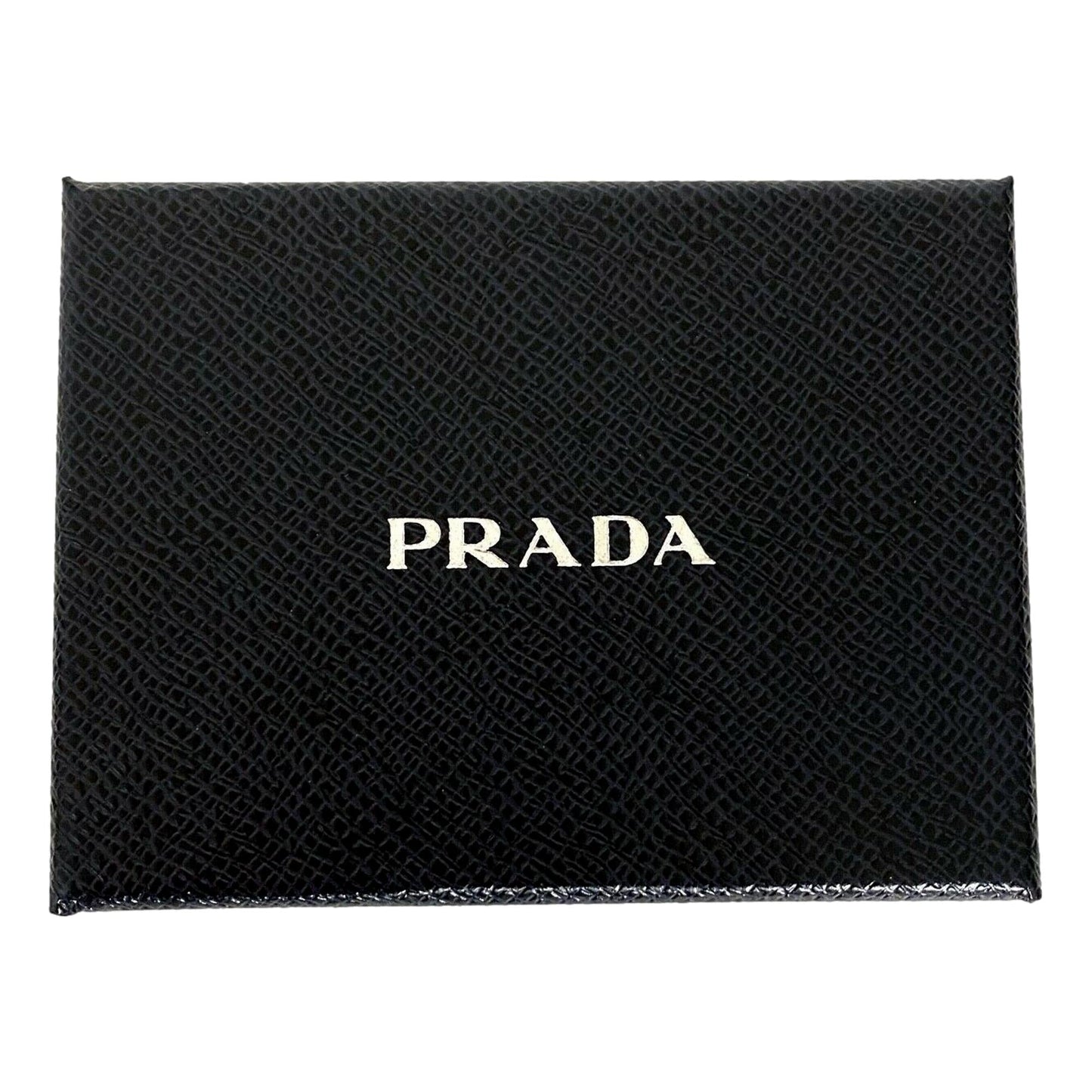 Mens Saffiano Leather Vertical Card Black Holder