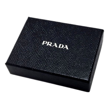 Mens Saffiano Flap Card Holder Wallet Black