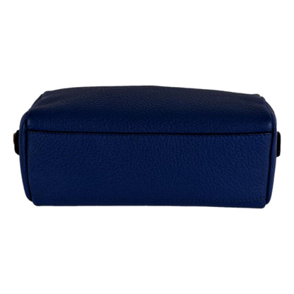 Contenitore Baltico Navy Blue Vitello Daino Vanity Case