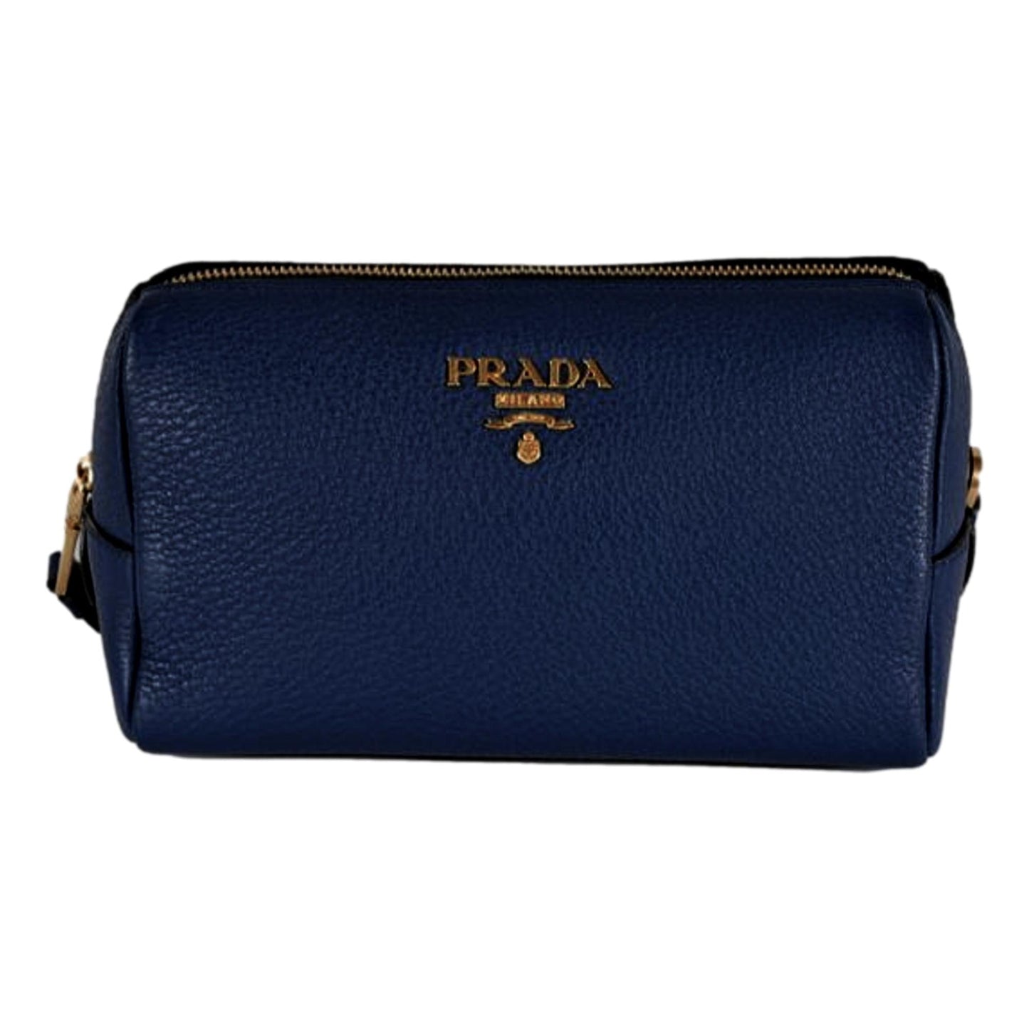 Contenitore Baltico Navy Blue Vitello Daino Vanity Case